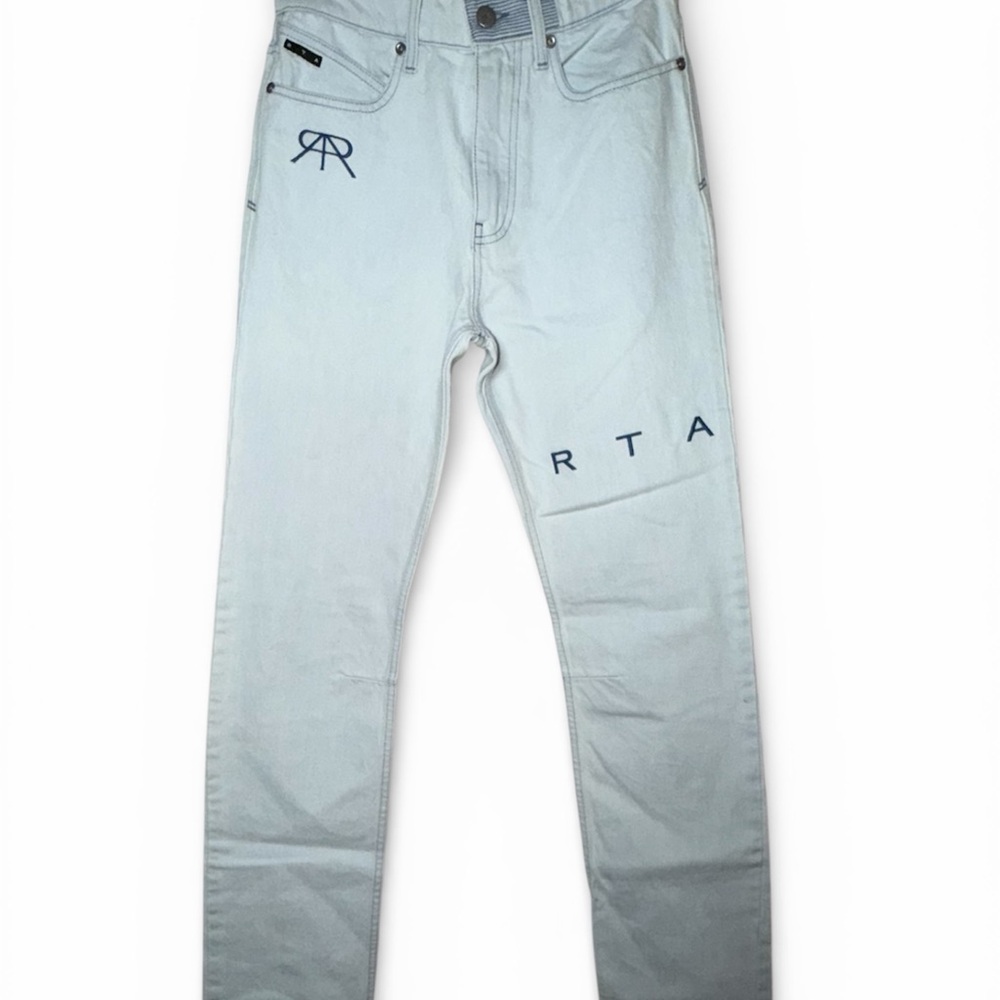 RtA Men's Skinny Jeans in Light Blue